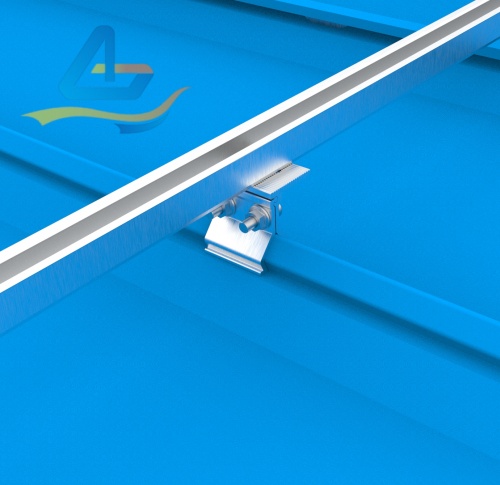 Color Steel Tile And Clamp Connection.jpg